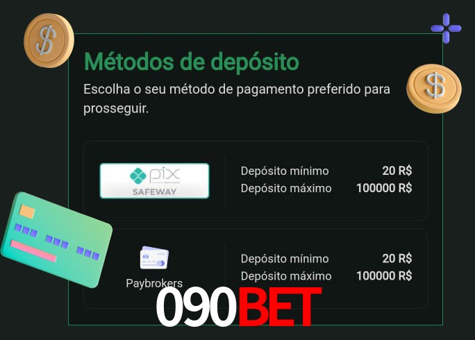 O cassino 090BETbet oferece uma grande variedade de métodos de pagamento